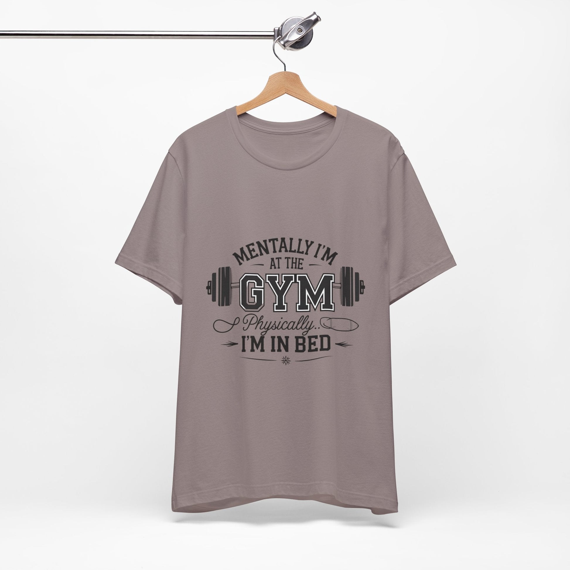 Gym Humor Tee – Motivational Graphic T-Shirt for Gym Lovers