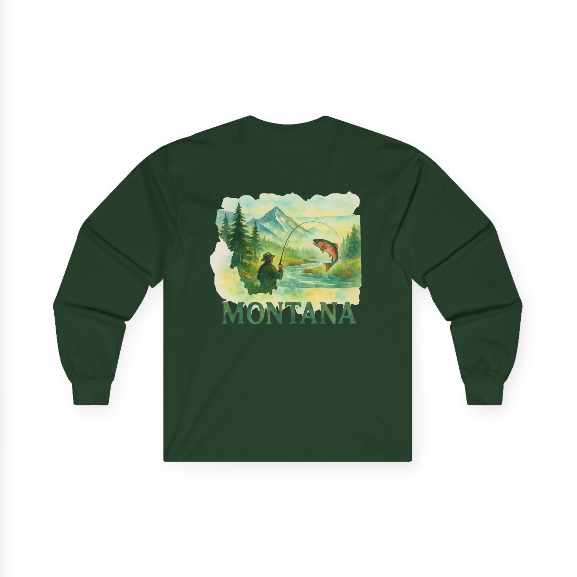 Fishing Long Sleeve Shirt – Angler Tee for Men & Women Outdoors