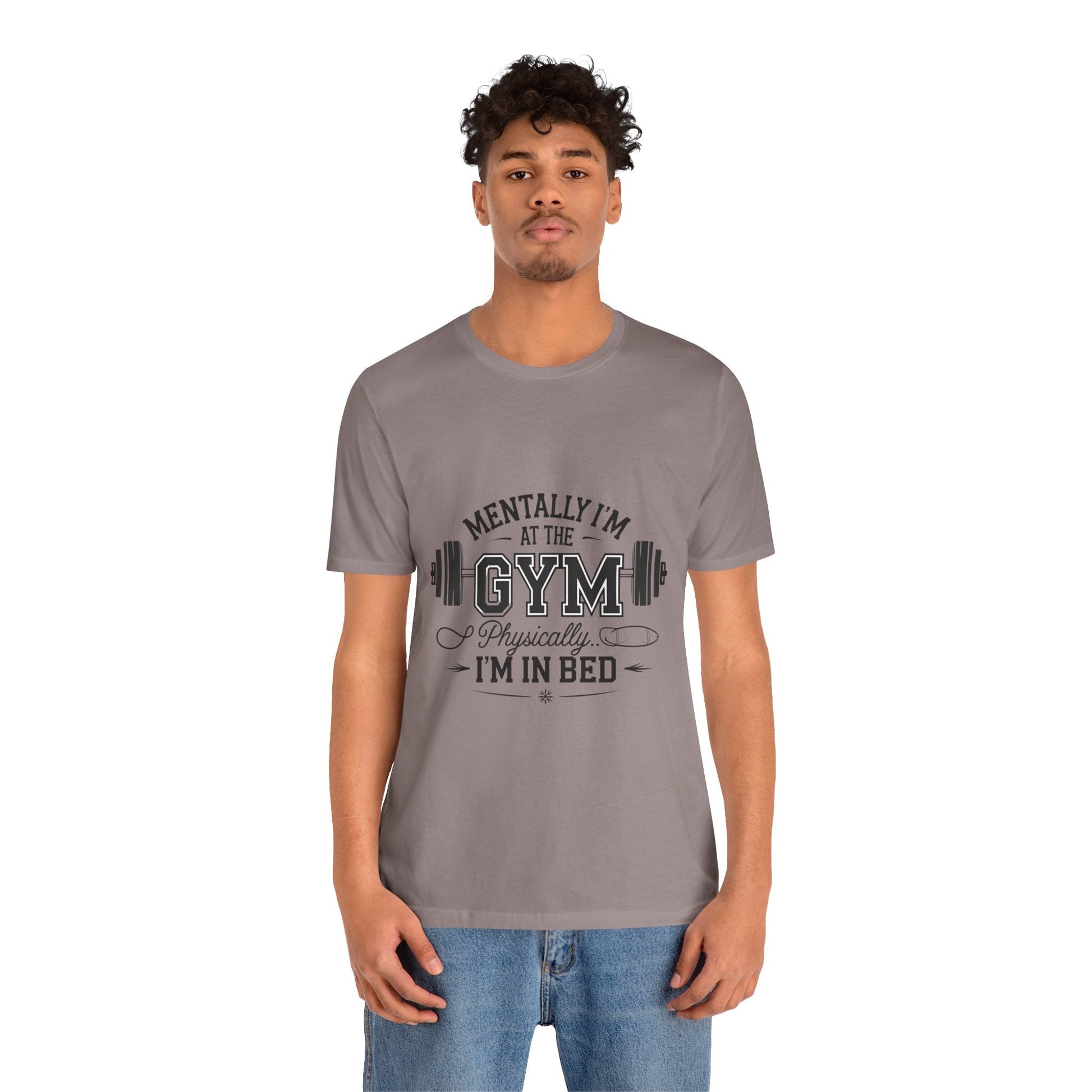 Gym Humor Tee – Motivational Graphic T-Shirt for Gym Lovers