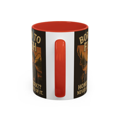 Retro Fishing Mug – Funny Coffee Cup Gift for Anglers & Campers