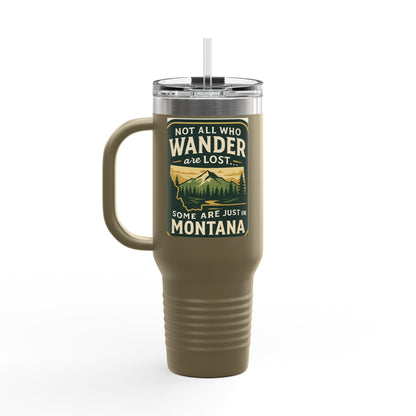 Montana 40oz Travel Mug – Adventure Tumbler for Hikers & Campers