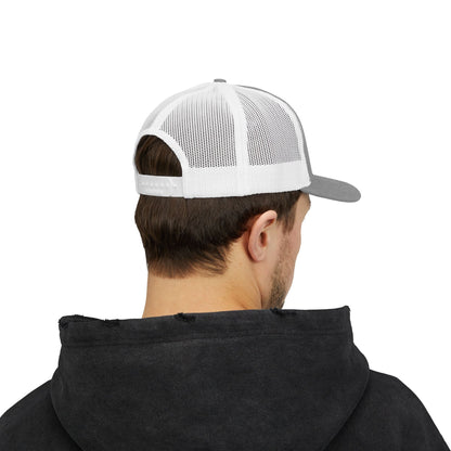 Forged in Kindness Hat – Strength Trucker Cap with Bold Message