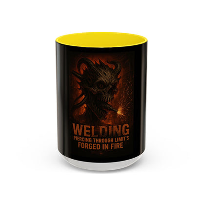 Fire-Themed Welding Mug – Inspirational Gift for Proud Welders