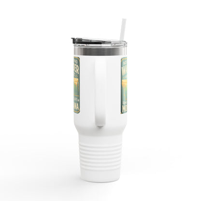 Montana 40oz Travel Mug – Adventure Tumbler for Hikers & Campers