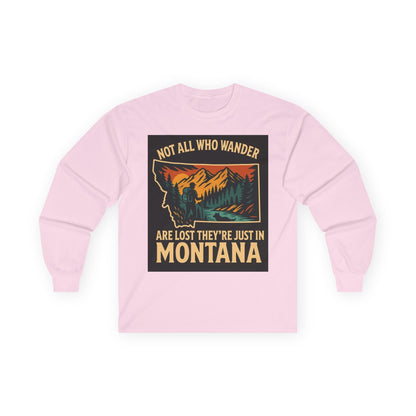 Montana Adventure Long Sleeve Tee – Hiking Shirt for Nature Lovers