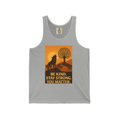 Wolf Motivation Tank – Inspirational Quote & Strength Design Tee