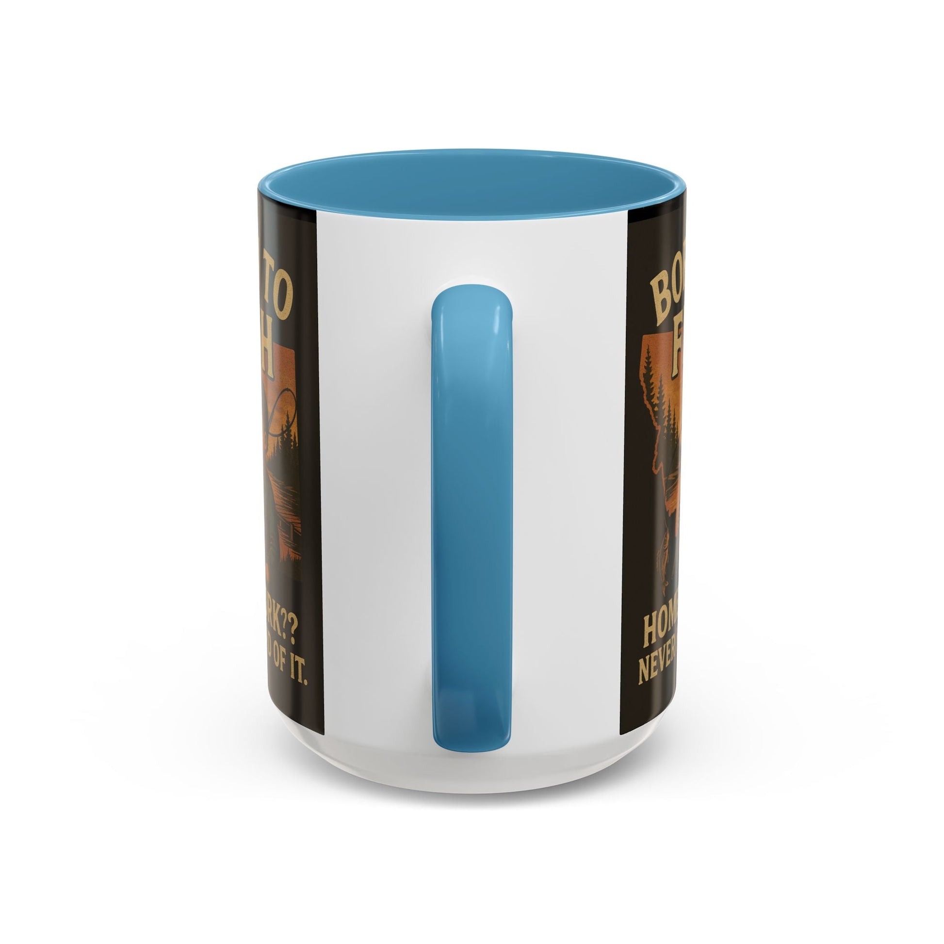 Retro Fishing Mug – Funny Coffee Cup Gift for Anglers & Campers