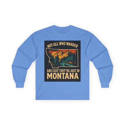 Montana Adventure Long Sleeve Tee – Hiking Shirt for Nature Lovers
