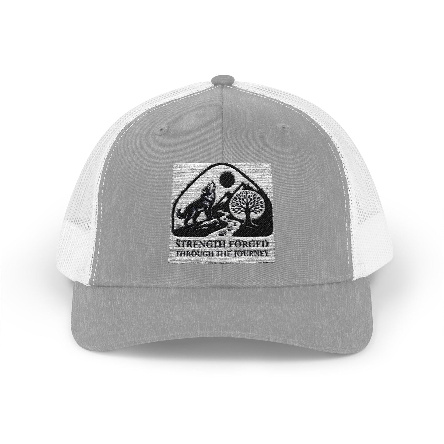 Forged in Kindness Hat – Strength Trucker Cap with Bold Message