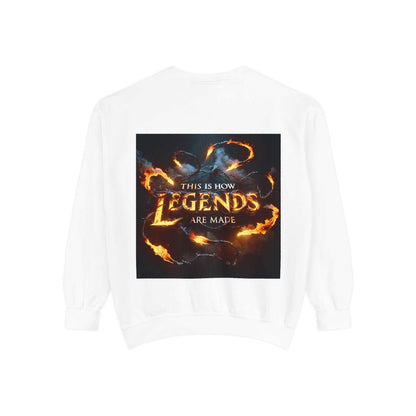 Garment-Dyed Inspirational Sweatshirt – Cozy Style for Comfort