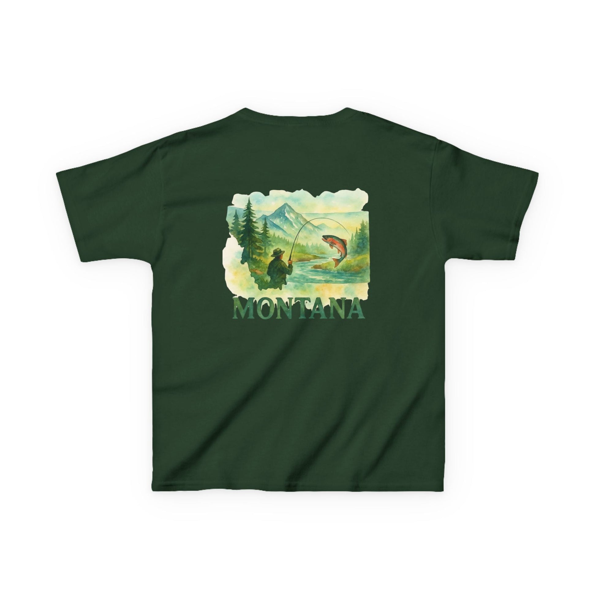 Kids Fishing T-Shirt – Funny Born to Fish, Skip Homework Design