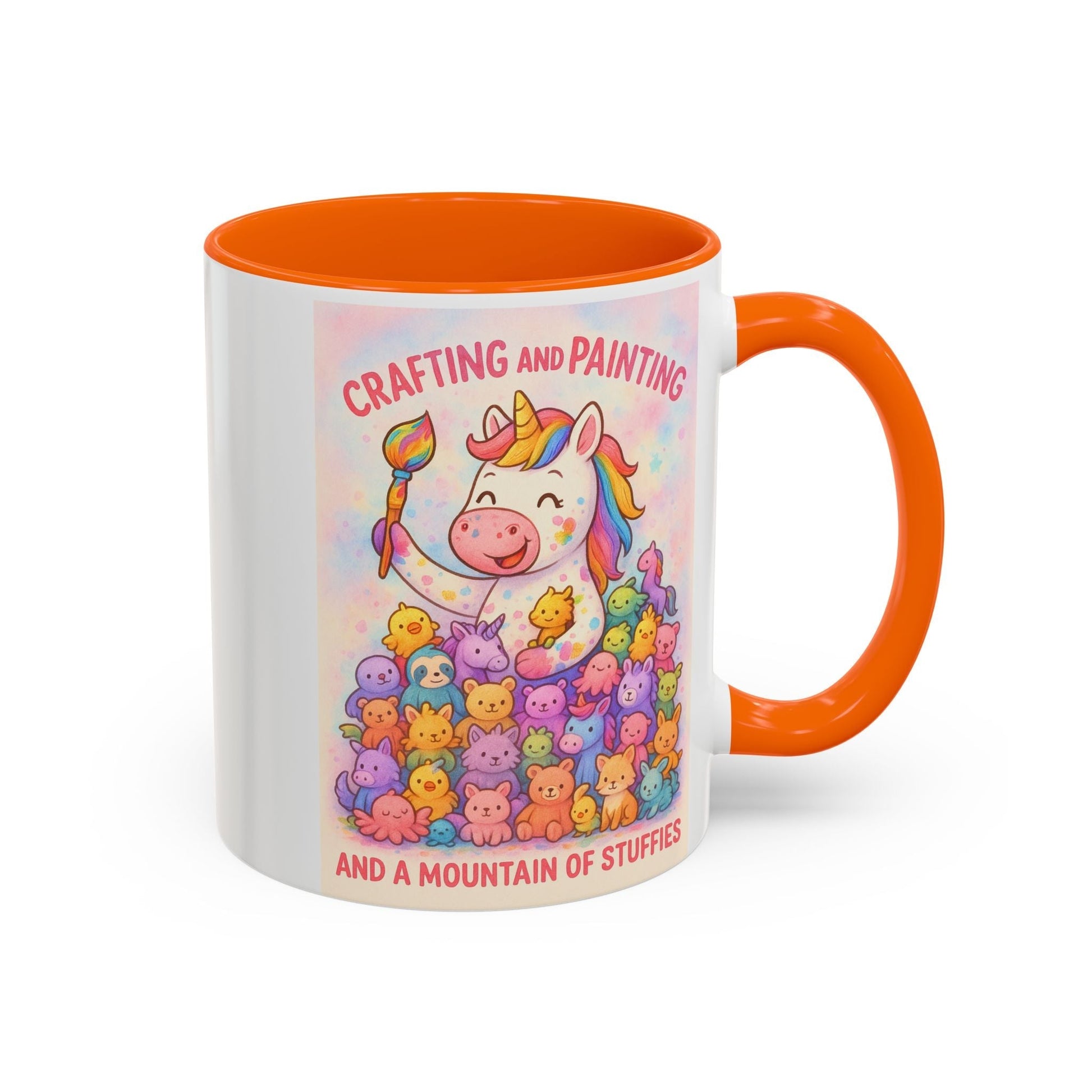Whimsical Cat Mug with unicorn and cats, 11oz to 15oz, BPA-free, ideal gift for creative minds.