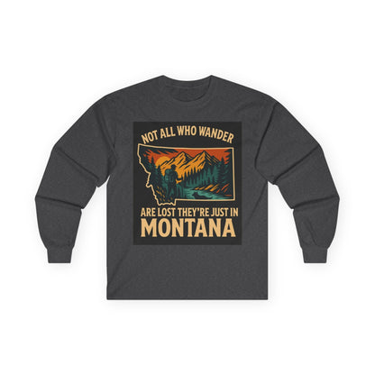 Montana Adventure Long Sleeve Tee – Hiking Shirt for Nature Lovers