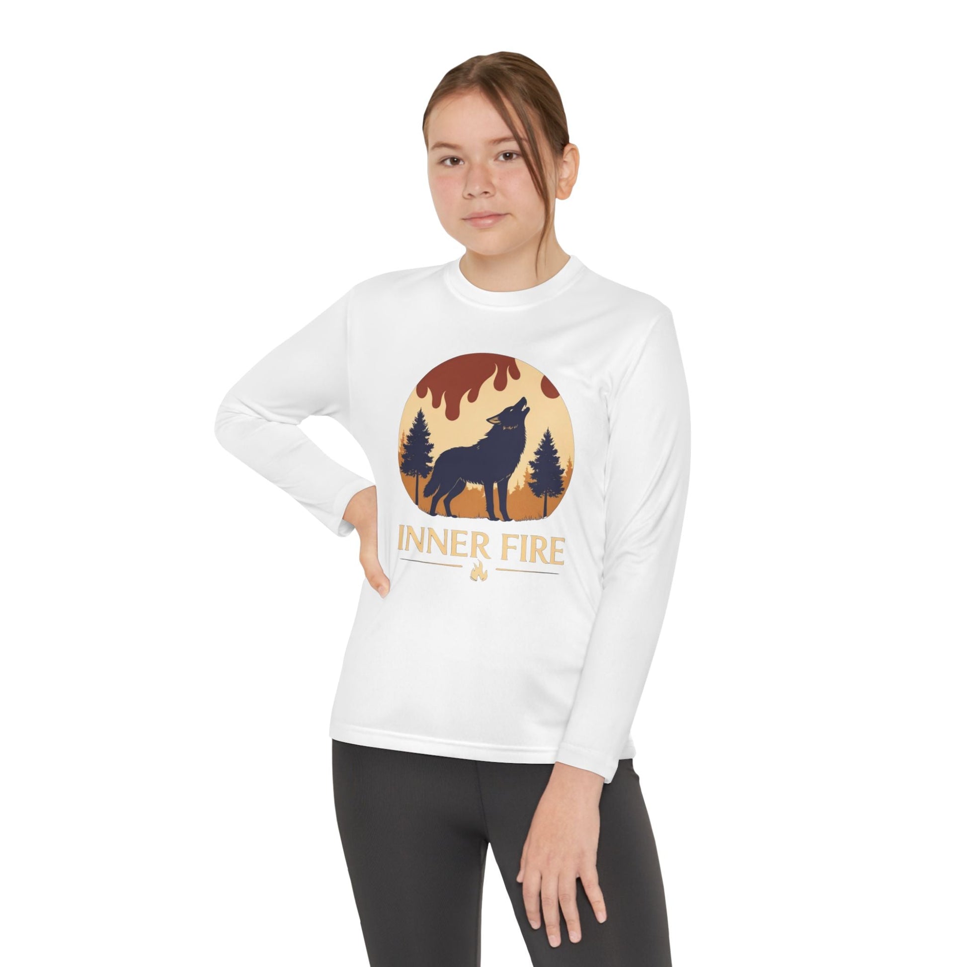 Youth Long Sleeve – Inner Fire Sparks Within Adventure Tee