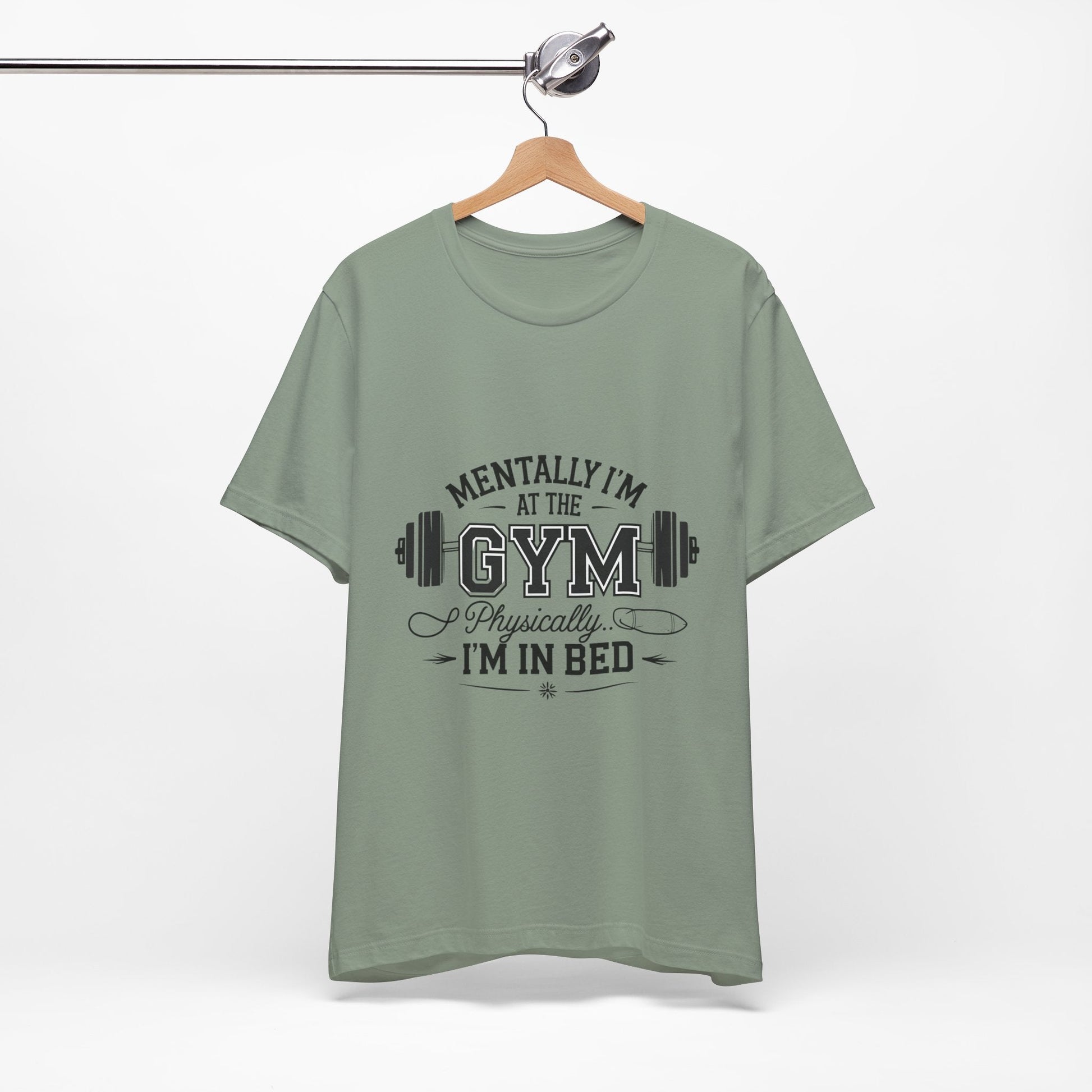 Gym Humor Tee – Motivational Graphic T-Shirt for Gym Lovers