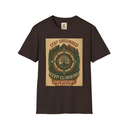 Adventure Hiking Tee – Stay Grounded Shirt for Nature Seekers