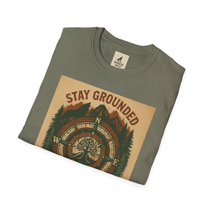 Adventure Hiking Tee – Stay Grounded Shirt for Nature Seekers