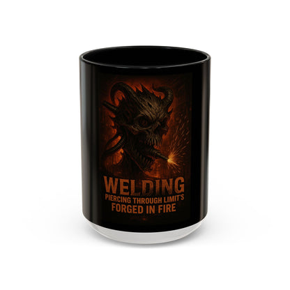 Fire-Themed Welding Mug – Inspirational Gift for Proud Welders