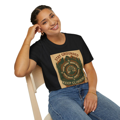 Adventure Hiking Tee – Stay Grounded Shirt for Nature Seekers