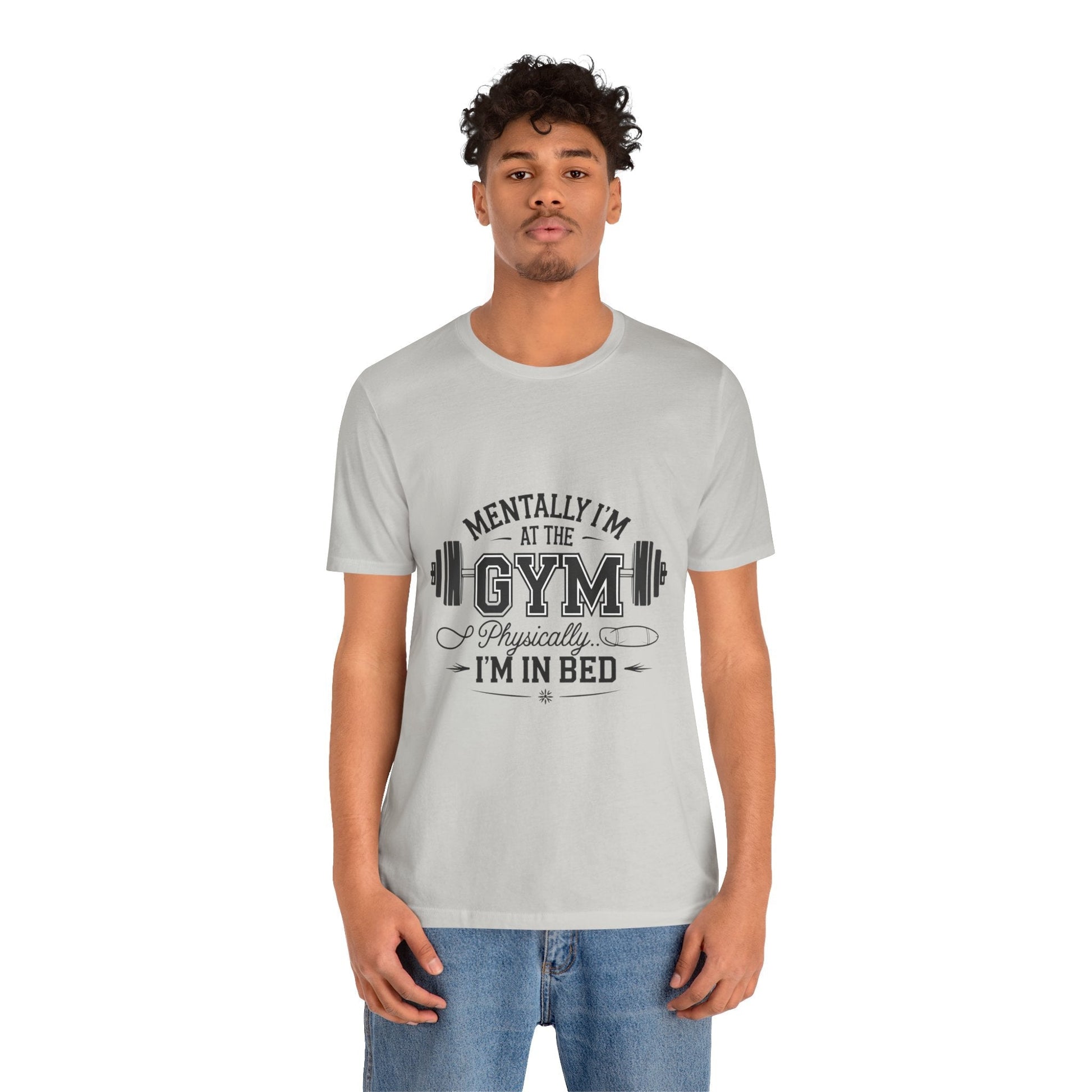 Gym Humor Tee – Motivational Graphic T-Shirt for Gym Lovers