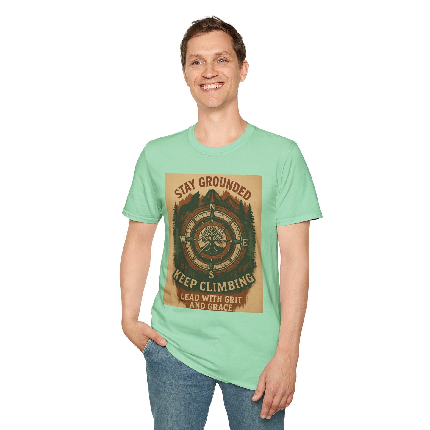Adventure Hiking Tee – Stay Grounded Shirt for Nature Seekers