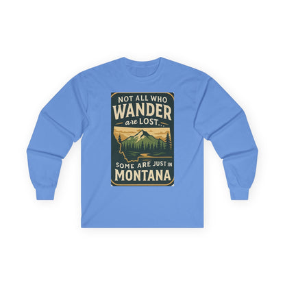 Wanderlust Long Sleeve – Montana Adventure Shirt for Outdoors Lover