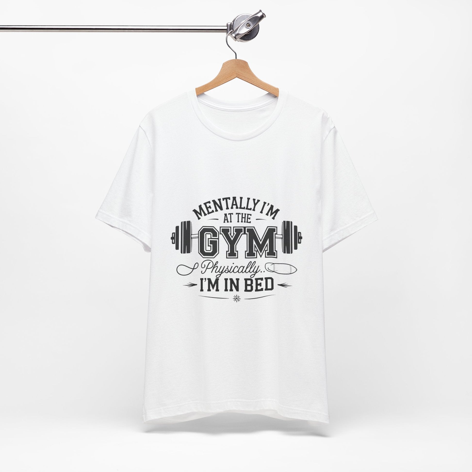 Gym Humor Tee – Motivational Graphic T-Shirt for Gym Lovers