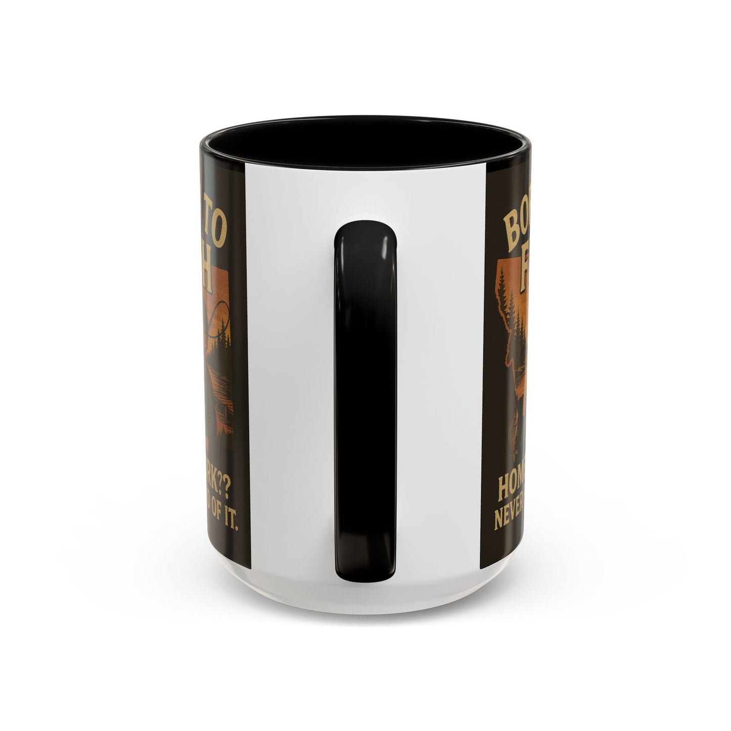 Retro Fishing Mug – Funny Coffee Cup Gift for Anglers & Campers