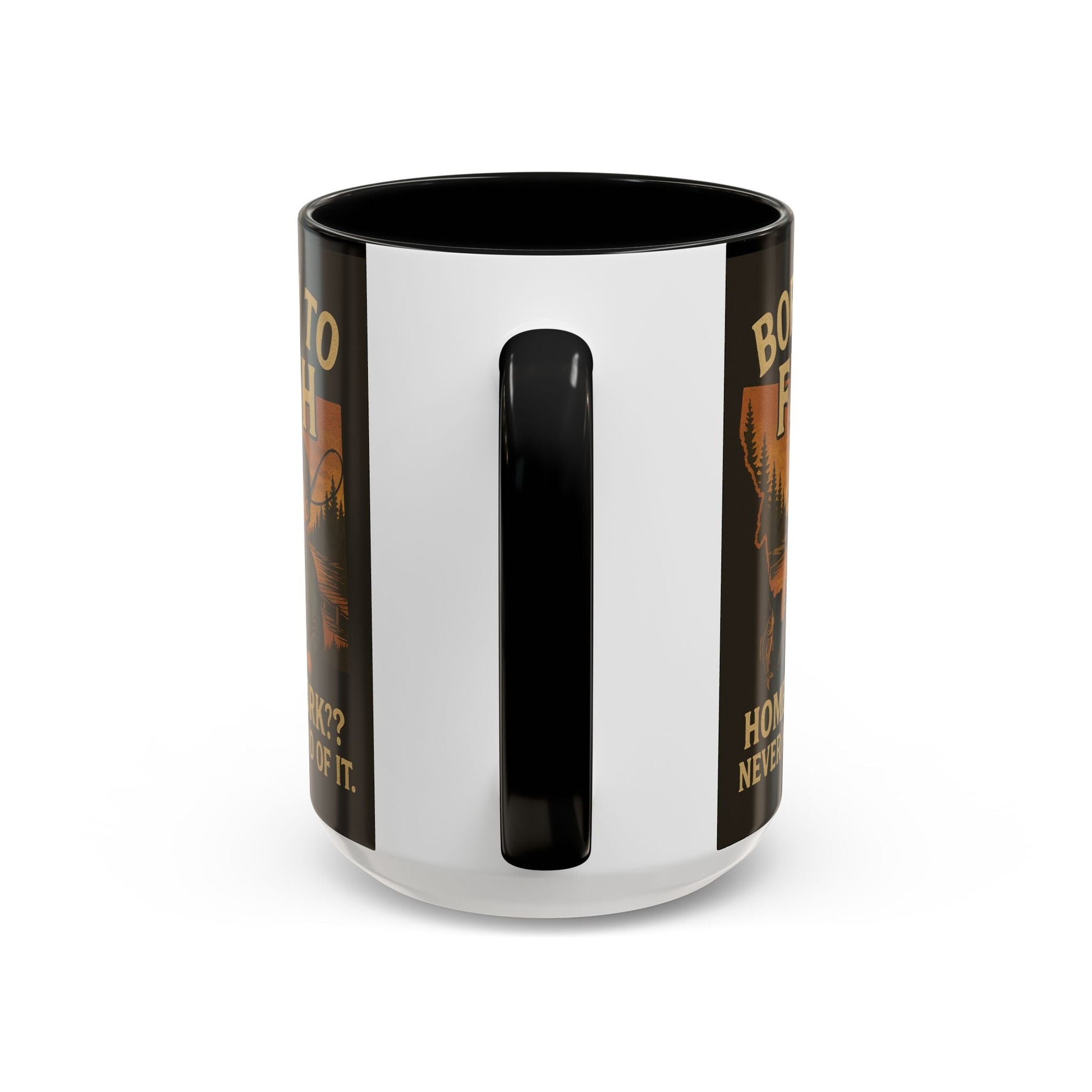Retro Fishing Mug – Funny Coffee Cup Gift for Anglers & Campers