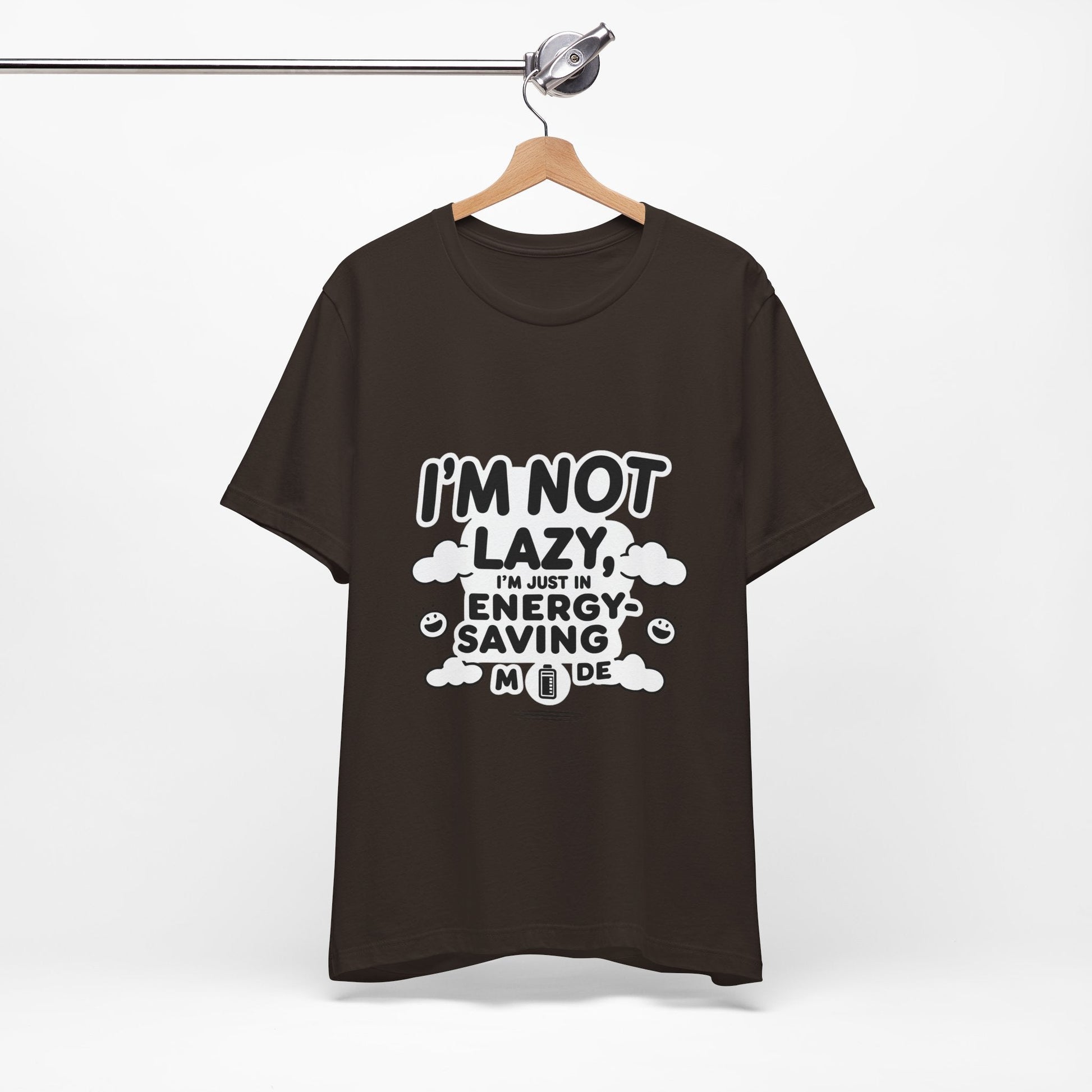 Funny Energy Saving Tee – Unisex Humor Shirt for Everyday Wear