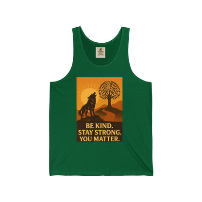 Wolf Motivation Tank – Inspirational Quote & Strength Design Tee