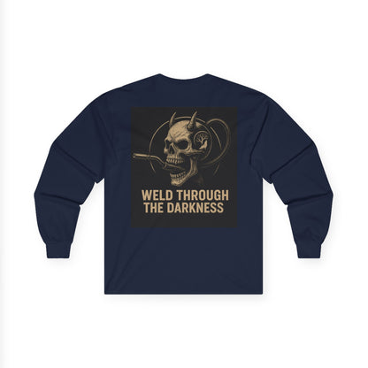 Welding Long Sleeve Tee – Funny Halloween Gift for Skilled Welders