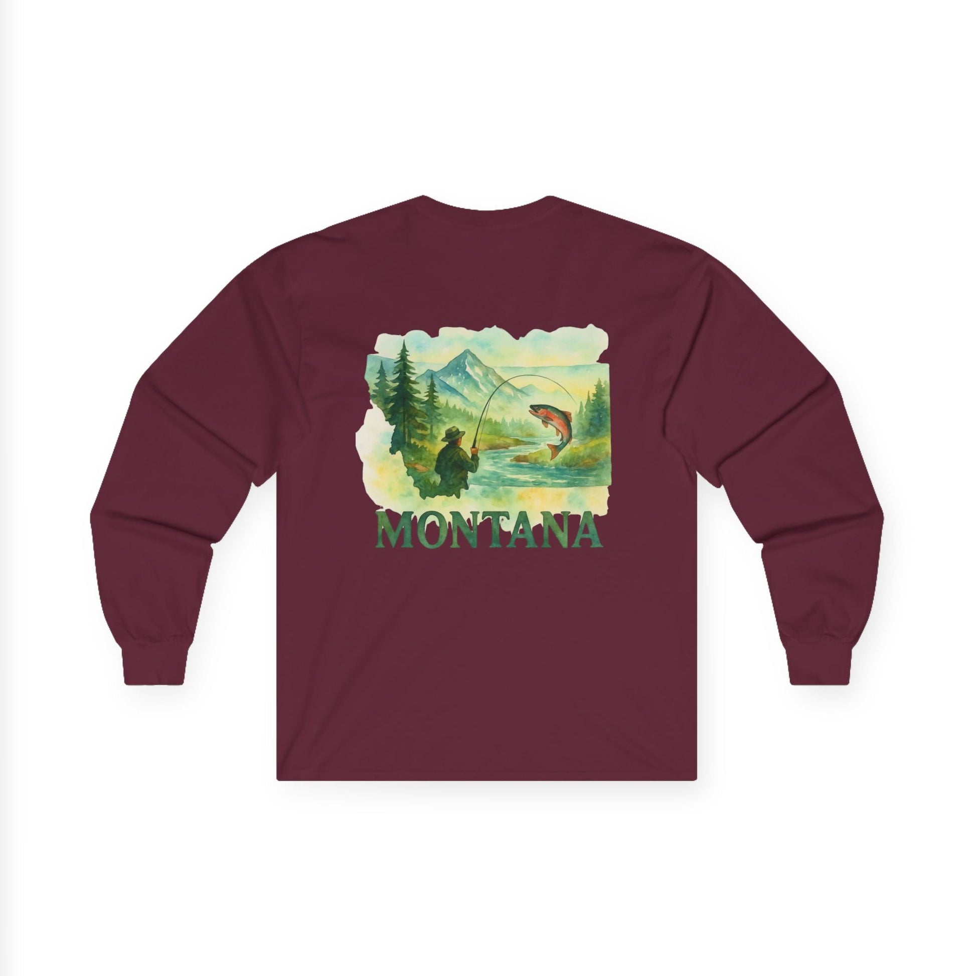 Fishing Long Sleeve Shirt – Angler Tee for Men & Women Outdoors