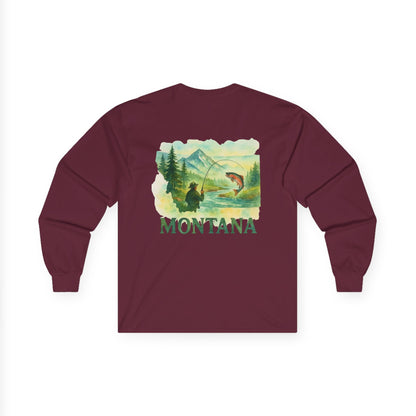 Fishing Long Sleeve Shirt – Angler Tee for Men & Women Outdoors