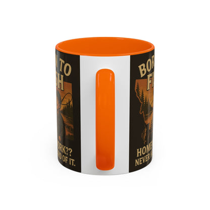 Retro Fishing Mug – Funny Coffee Cup Gift for Anglers & Campers