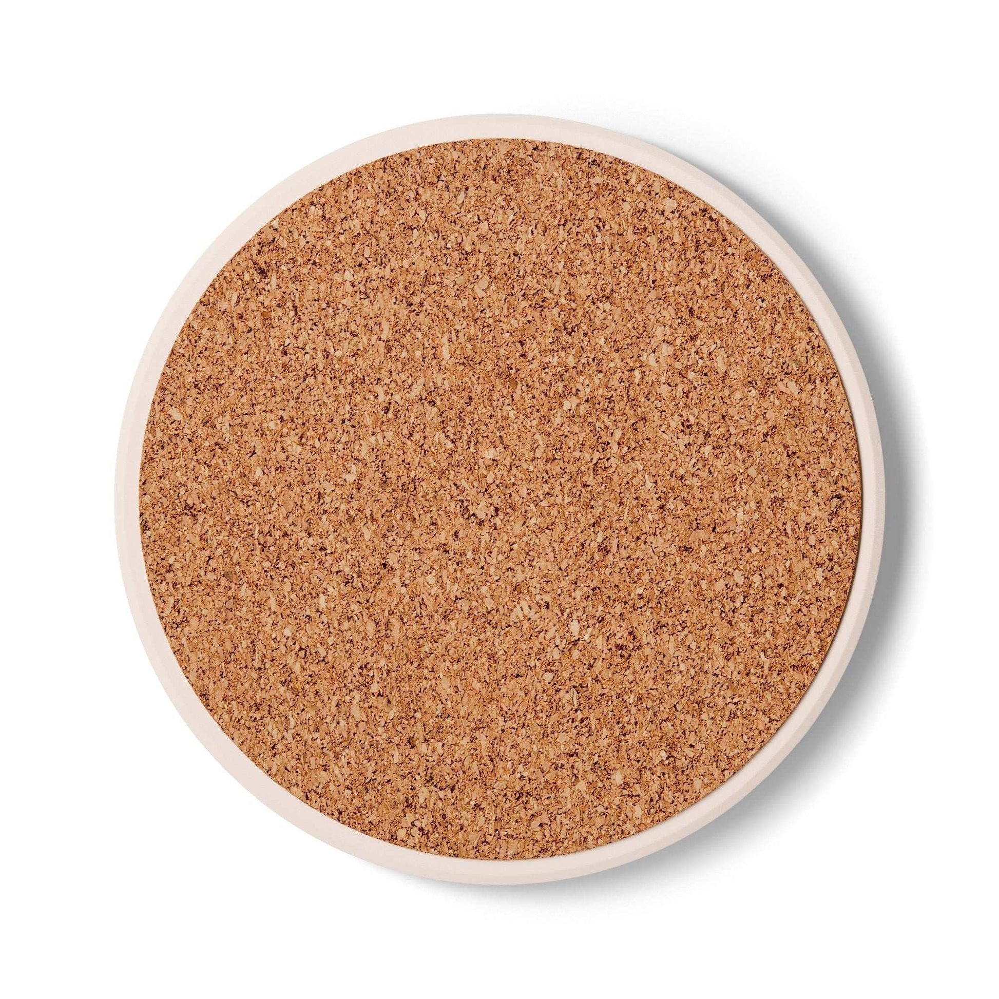 Meadow Strength Ceramic Coaster – Inspirational Gift for Nature Lovers