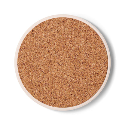 Meadow Strength Ceramic Coaster – Inspirational Gift for Nature Lovers