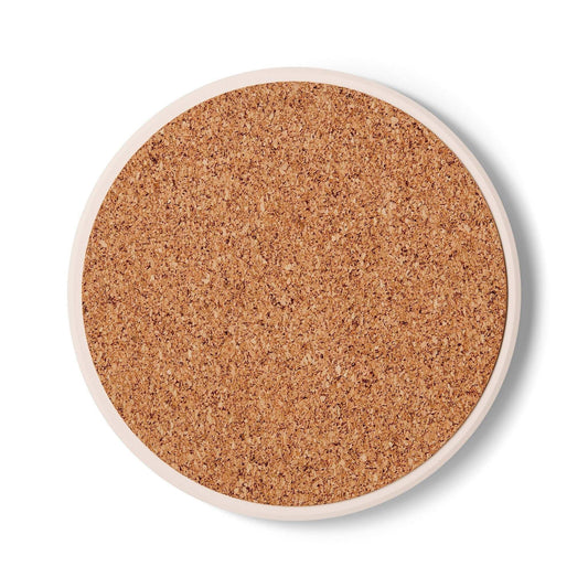 Meadow Strength Ceramic Coaster – Inspirational Gift for Nature Lovers