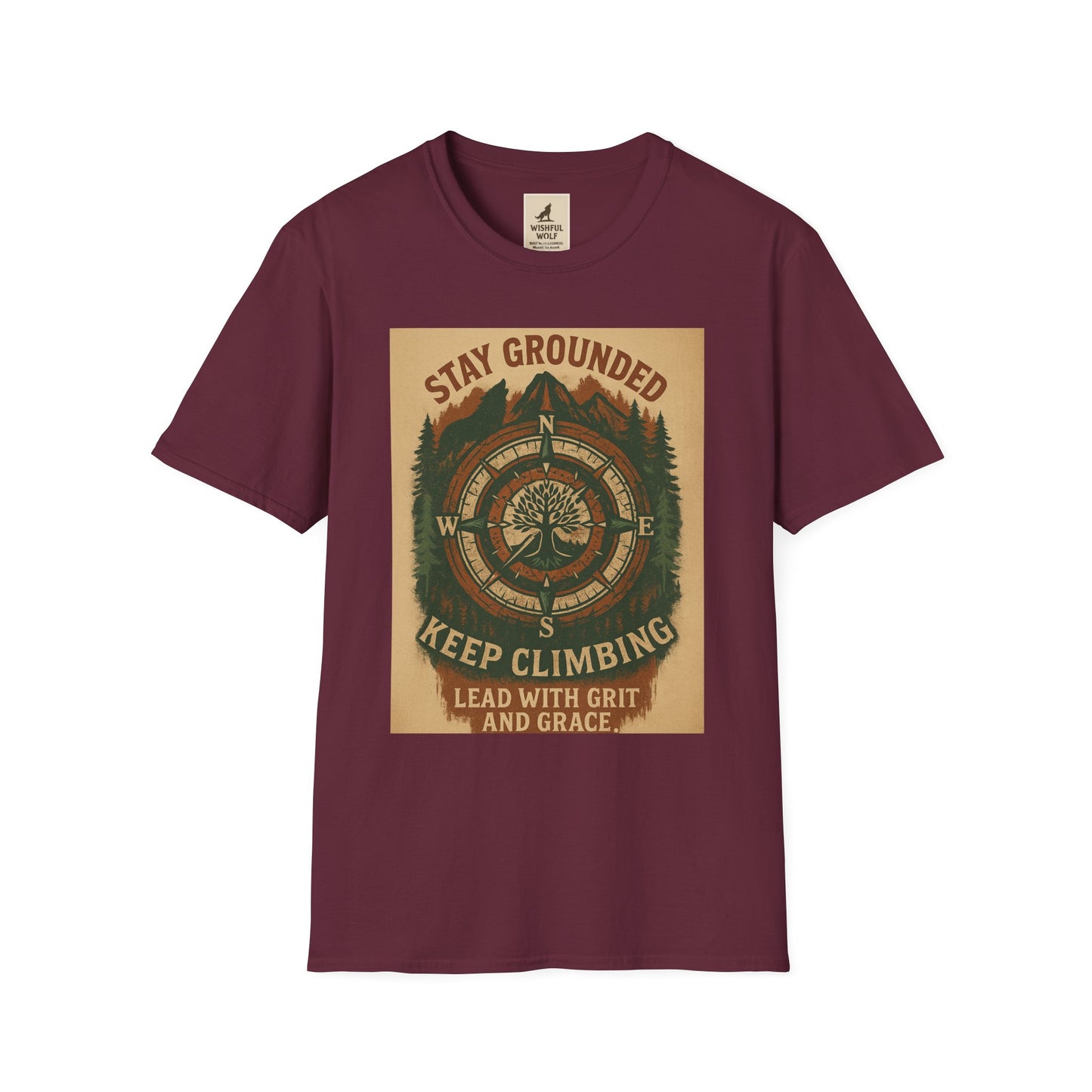 Adventure Hiking Tee – Stay Grounded Shirt for Nature Seekers