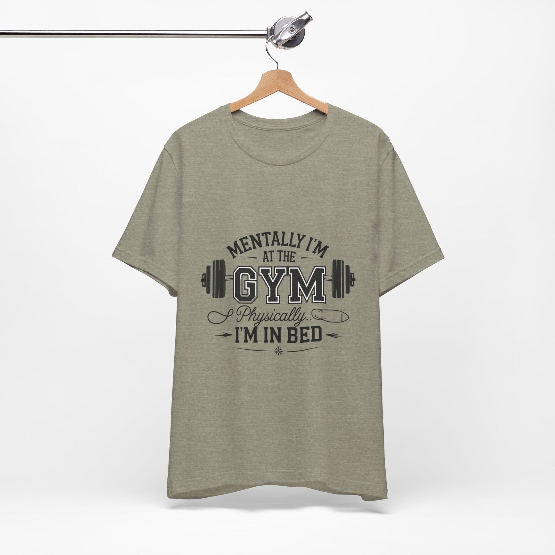 Gym Humor Tee – Motivational Graphic T-Shirt for Gym Lovers