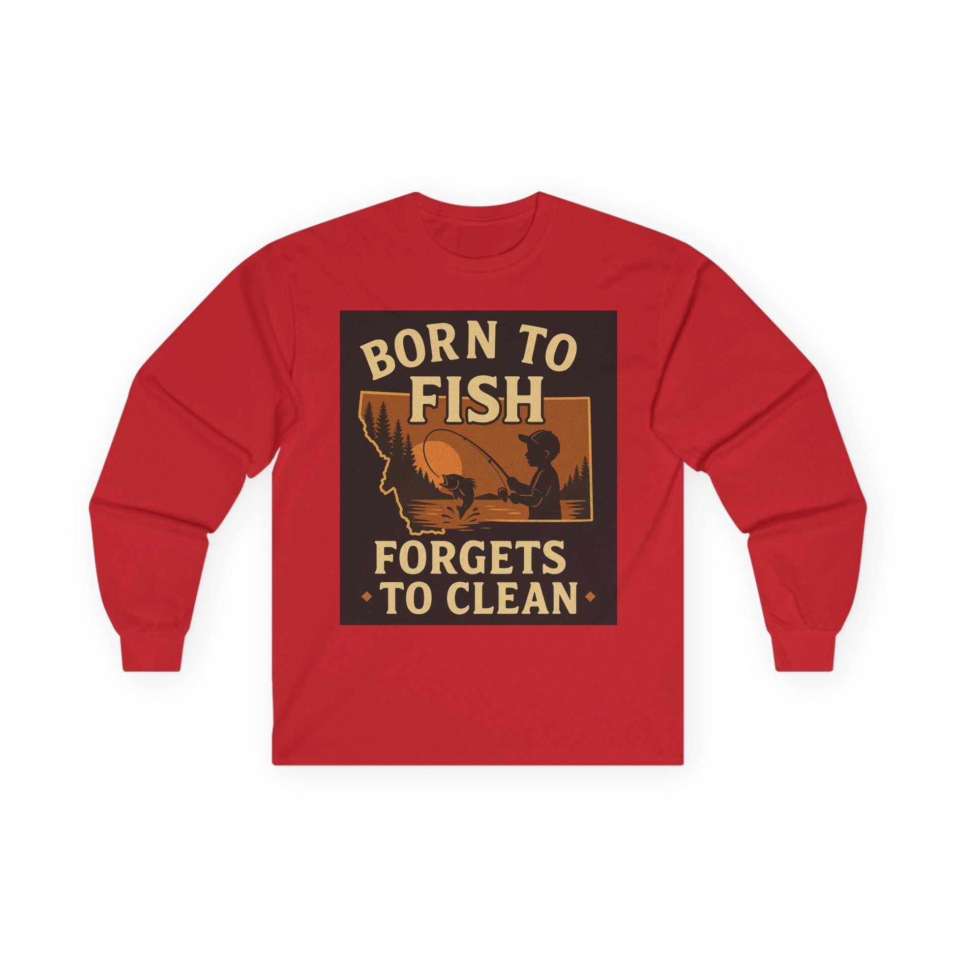 Fishing Long Sleeve Shirt – Angler Tee for Men & Women Outdoors