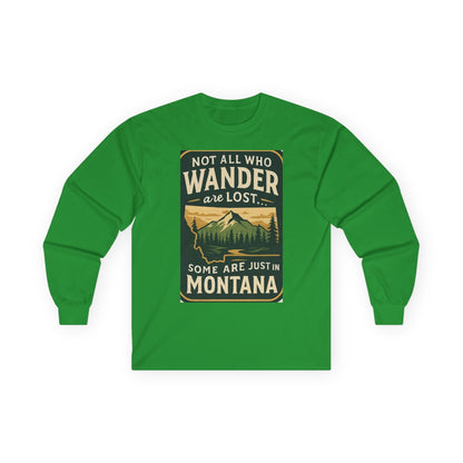 Wanderlust Long Sleeve – Montana Adventure Shirt for Outdoors Lover