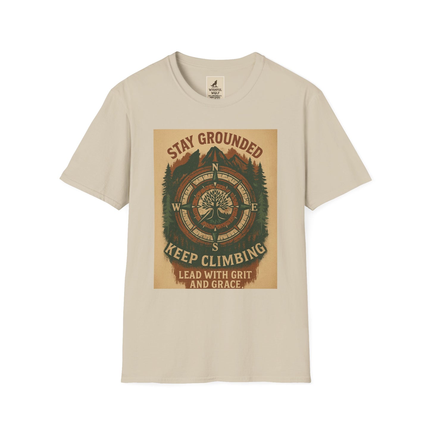 Adventure Hiking Tee – Stay Grounded Shirt for Nature Seekers