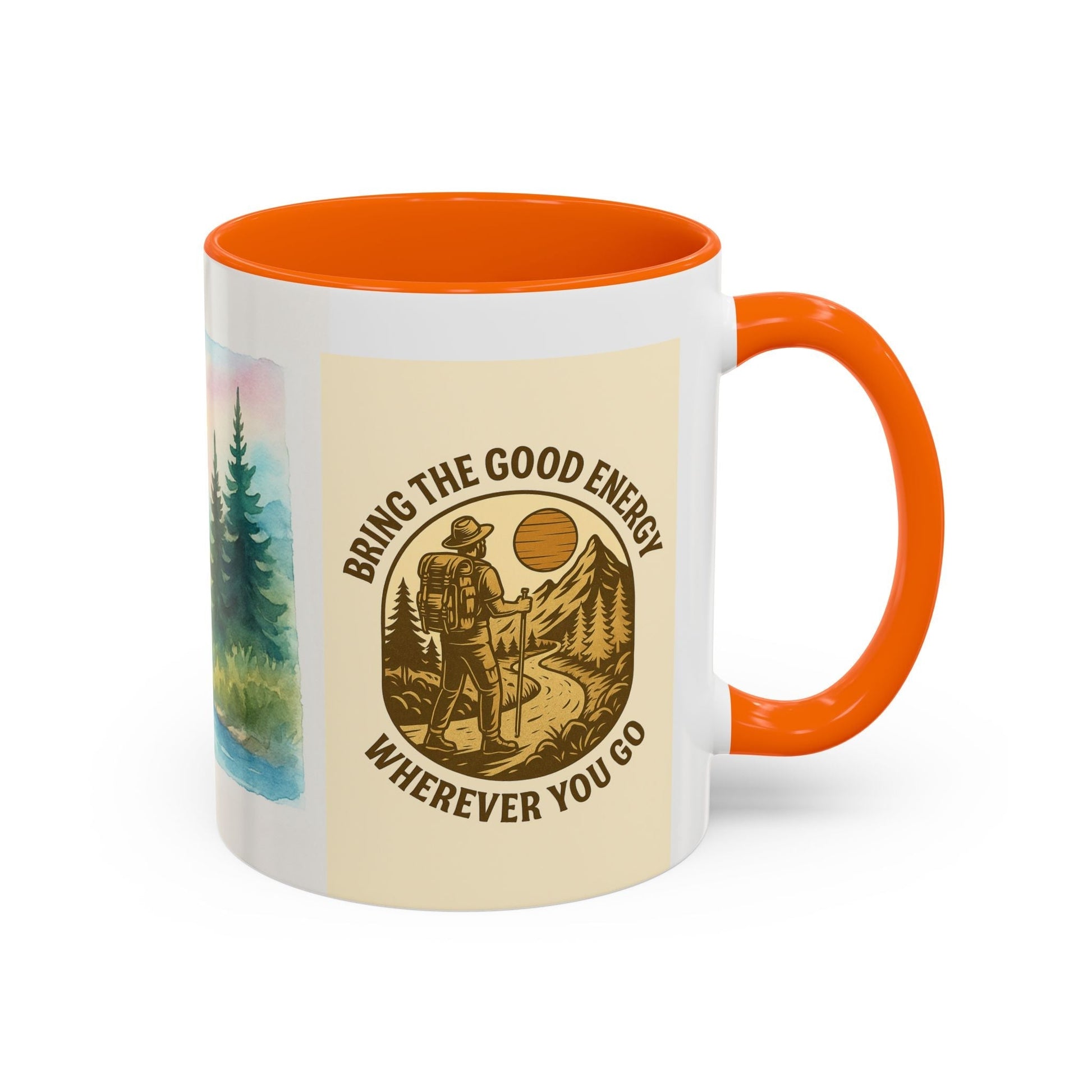 Nature-Inspired Mug – Bear & Mountain Coffee Cup for Outdoorsy Souls