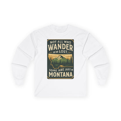 Wanderlust Long Sleeve – Montana Adventure Shirt for Outdoors Lover