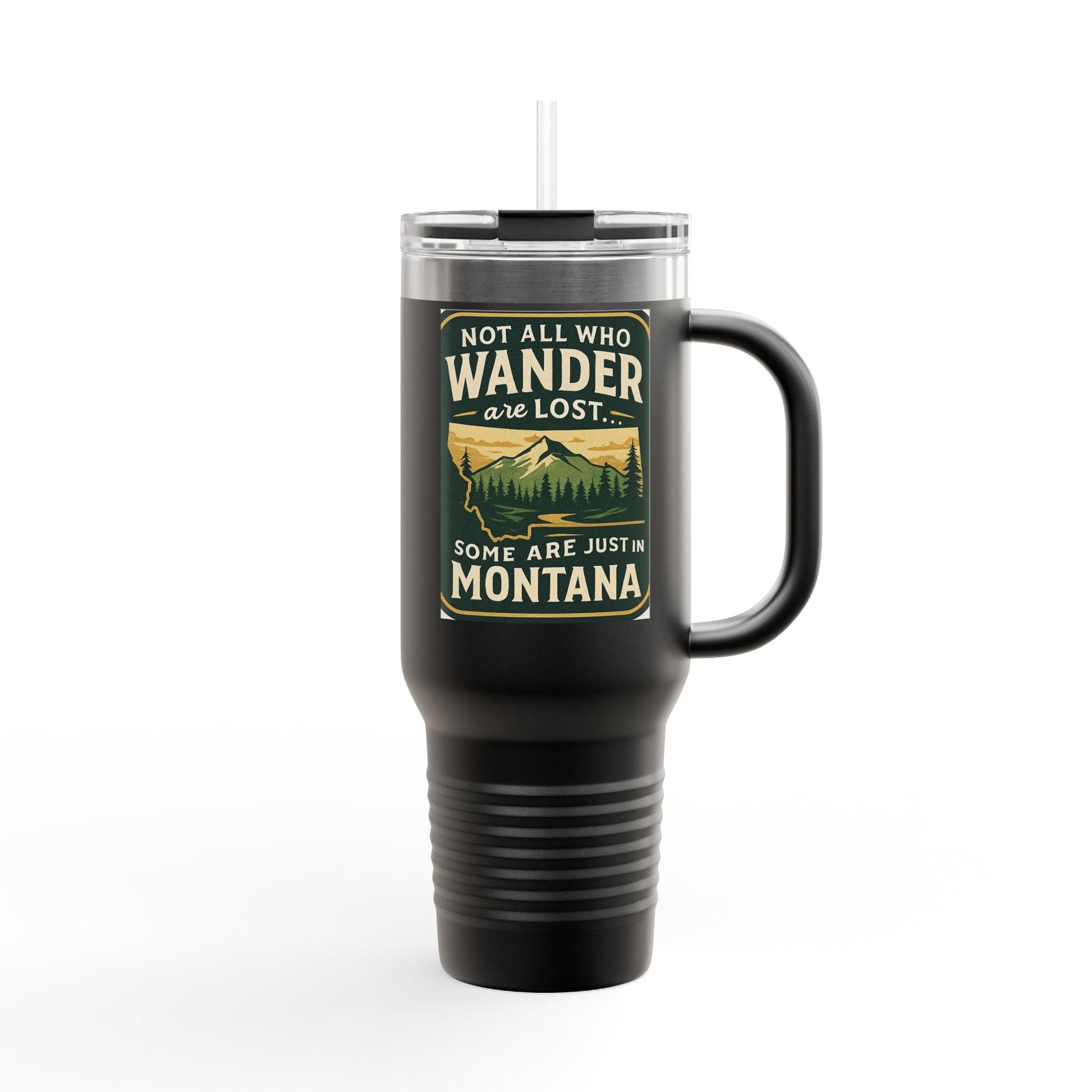 Montana 40oz Travel Mug – Adventure Tumbler for Hikers & Campers