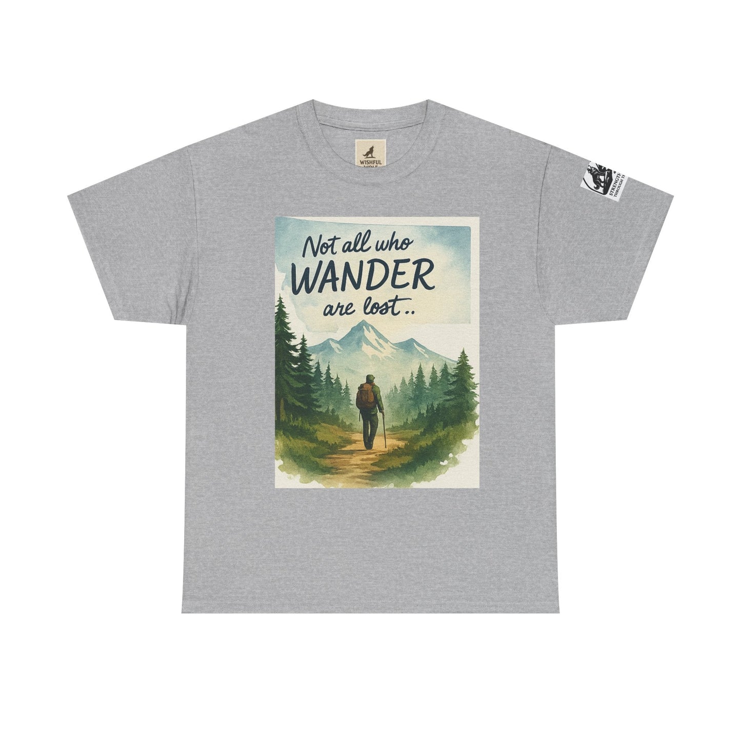 Unisex Wander Tee – Nature-Inspired Shirt for Outdoor Explorers
