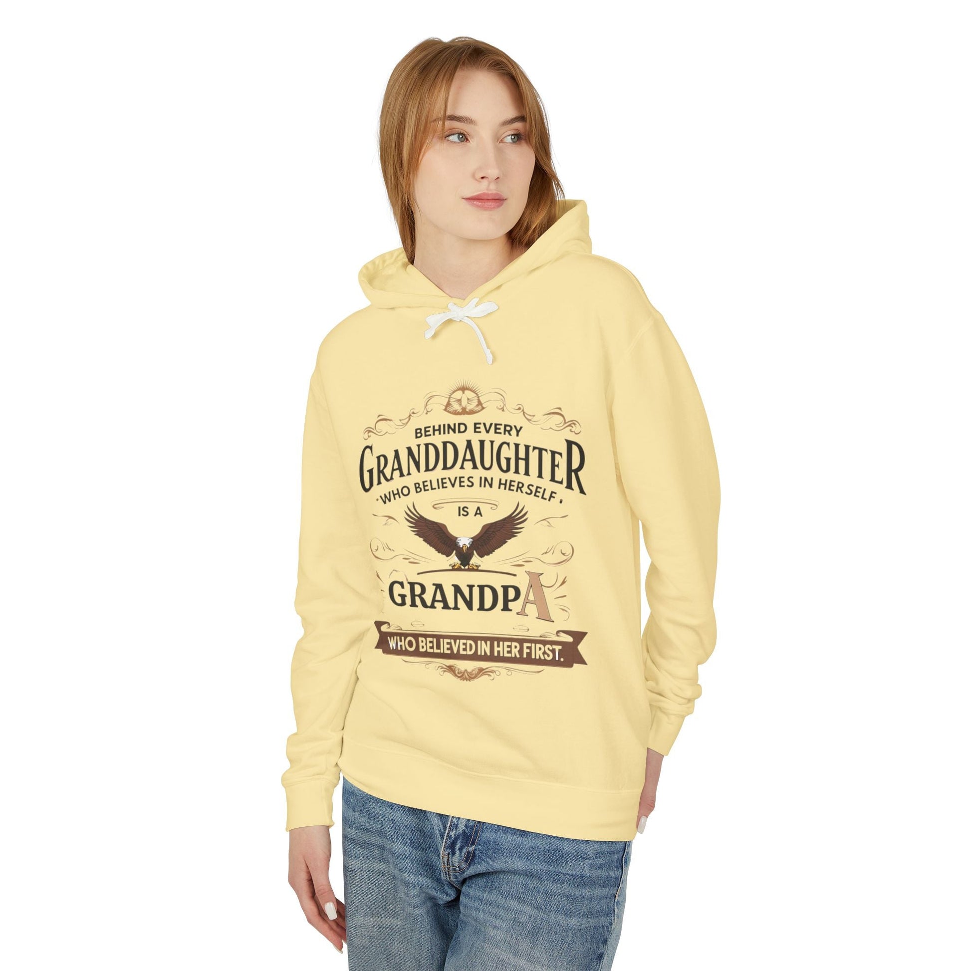 Granddaughter and Grandpa Hoodie – Cozy Gift of Love for Family Bonds