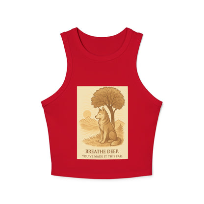 Women’s Nature Tank Top – Wolves & Motivational Outdoor Quote