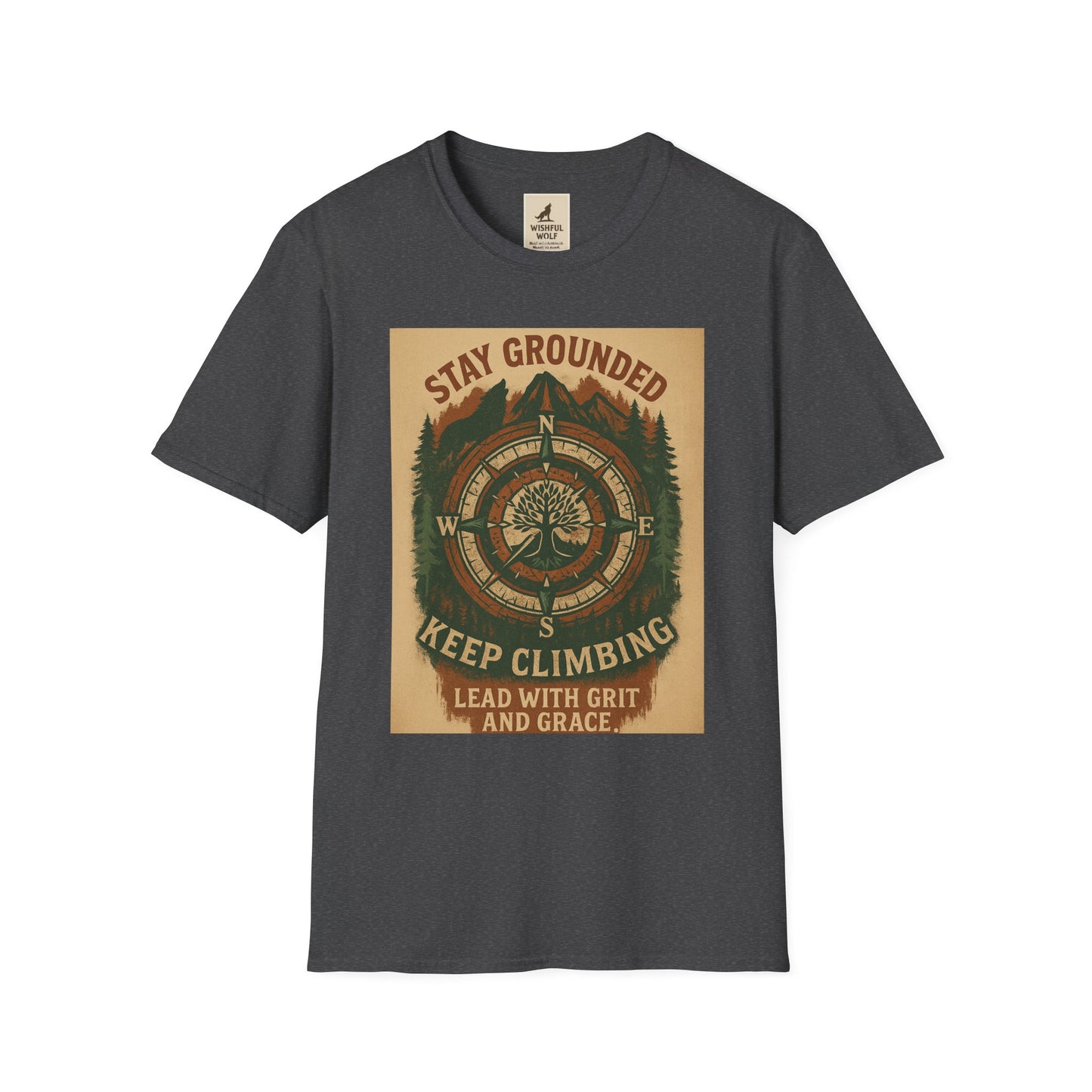 Adventure Hiking Tee – Stay Grounded Shirt for Nature Seekers